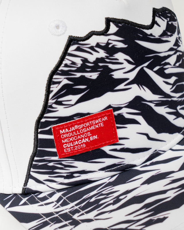 Gorra Snapback MAJA® Rocamar, Blanco, vista lateral, Algodón, protección solar y estilo casual