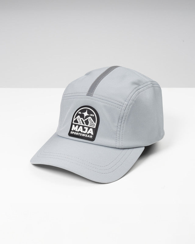 Gorra Sport Sendero, Gris, vista frontal, Poliéster, con Tela antidesgarro, protección solar y estilo casual