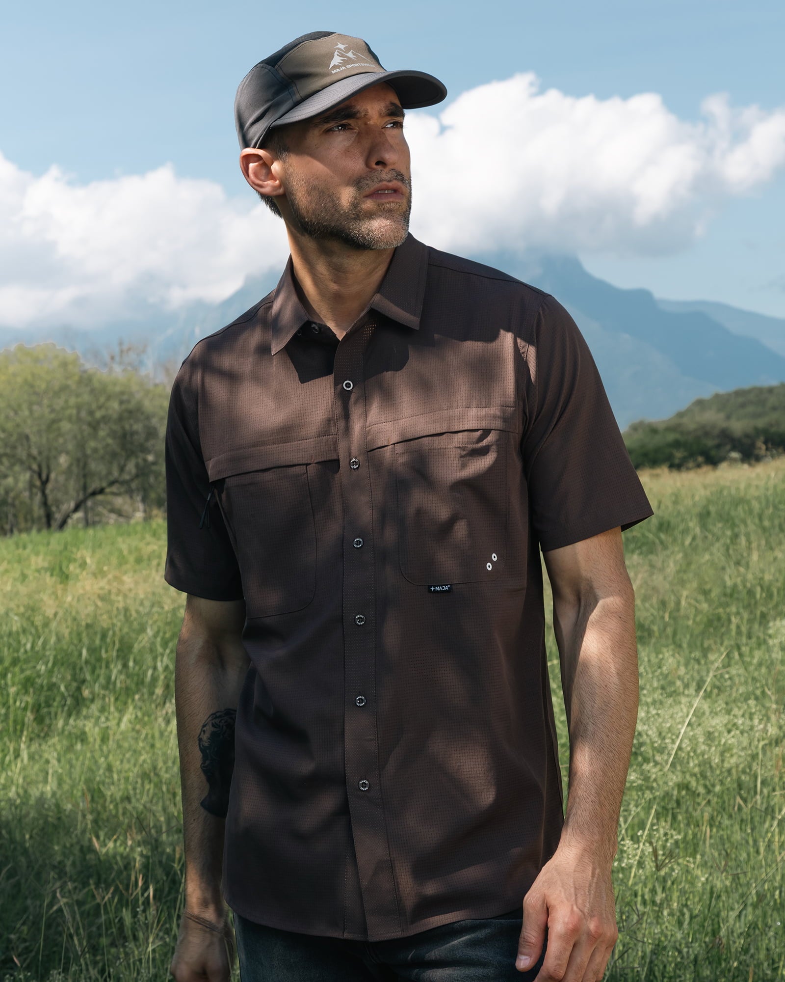 Gorra Panel MAJA® Emblema Horizonte