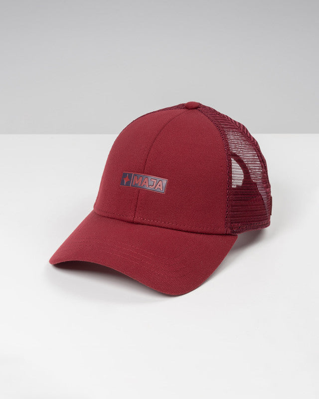 Gorra Trucker Signature, Tinto, vista frontal, Nylon, protección solar y estilo casual