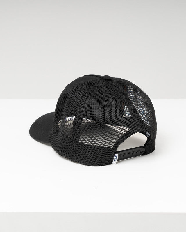 Gorra Trucker MAJA® Comando Mantarraya, Patrón contoy, vista posterior, Nylon, protección solar y estilo casual