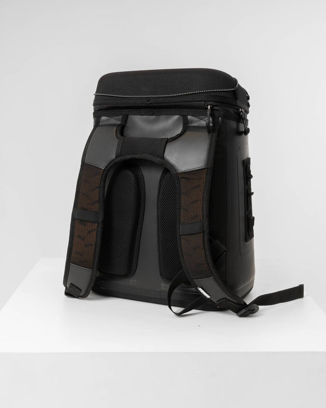 Hielera patrón Santo, Negro, vista posterior, Poliéster, con Repelente al agua, uso versátil