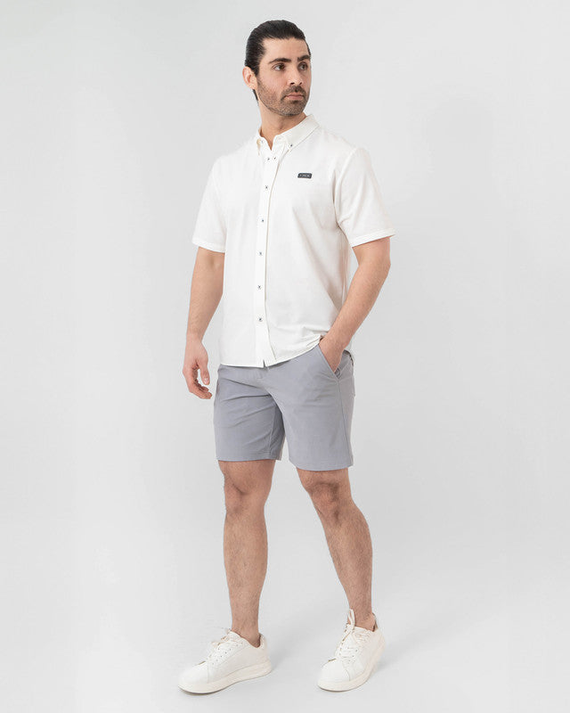 Short MAJA® Origen, Gris, detalle, fit Regular, Poliéster, con Repelente al agua, cómoda para entrenamiento