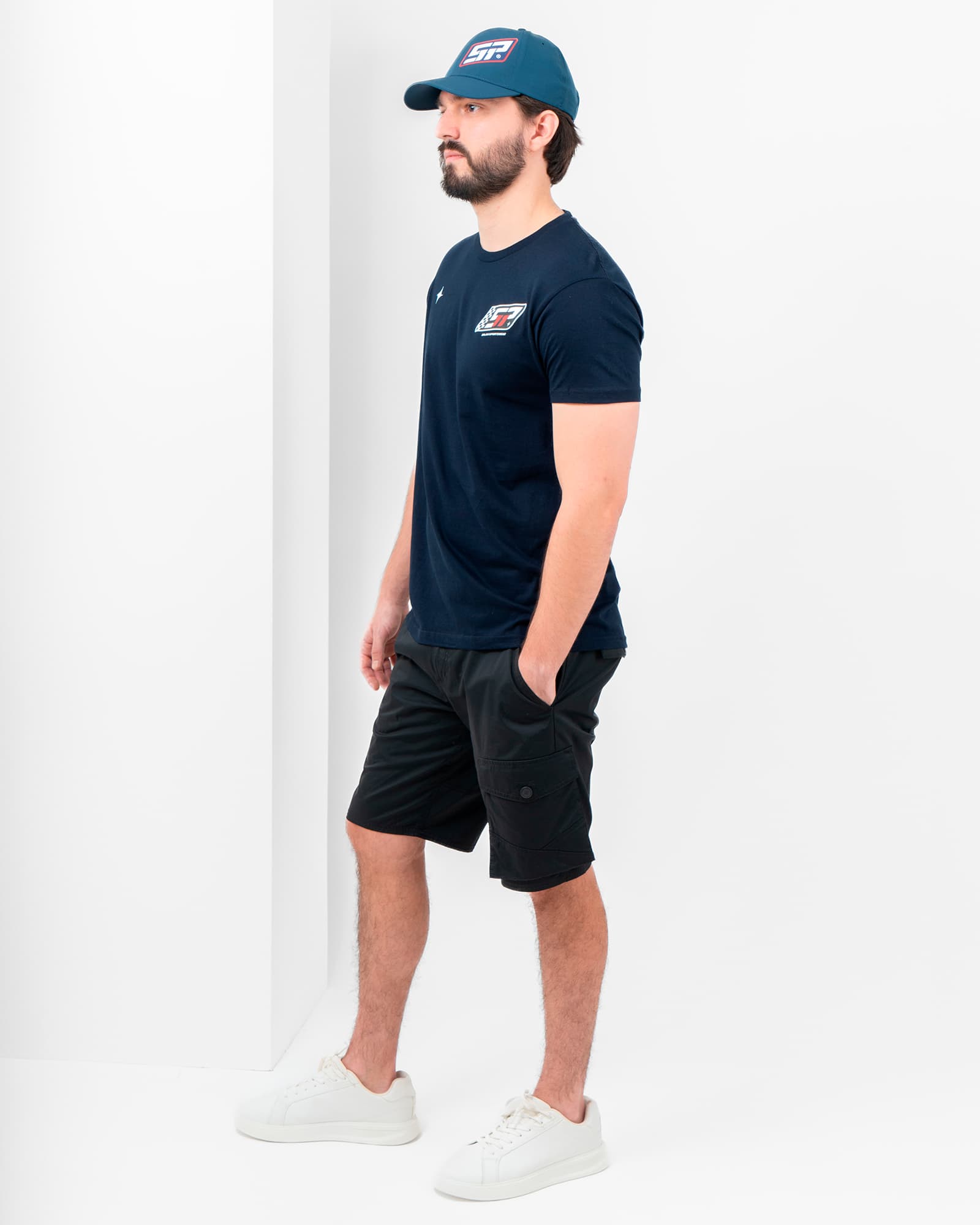 Camiseta Adrenalina SP Bandera a Cuadros