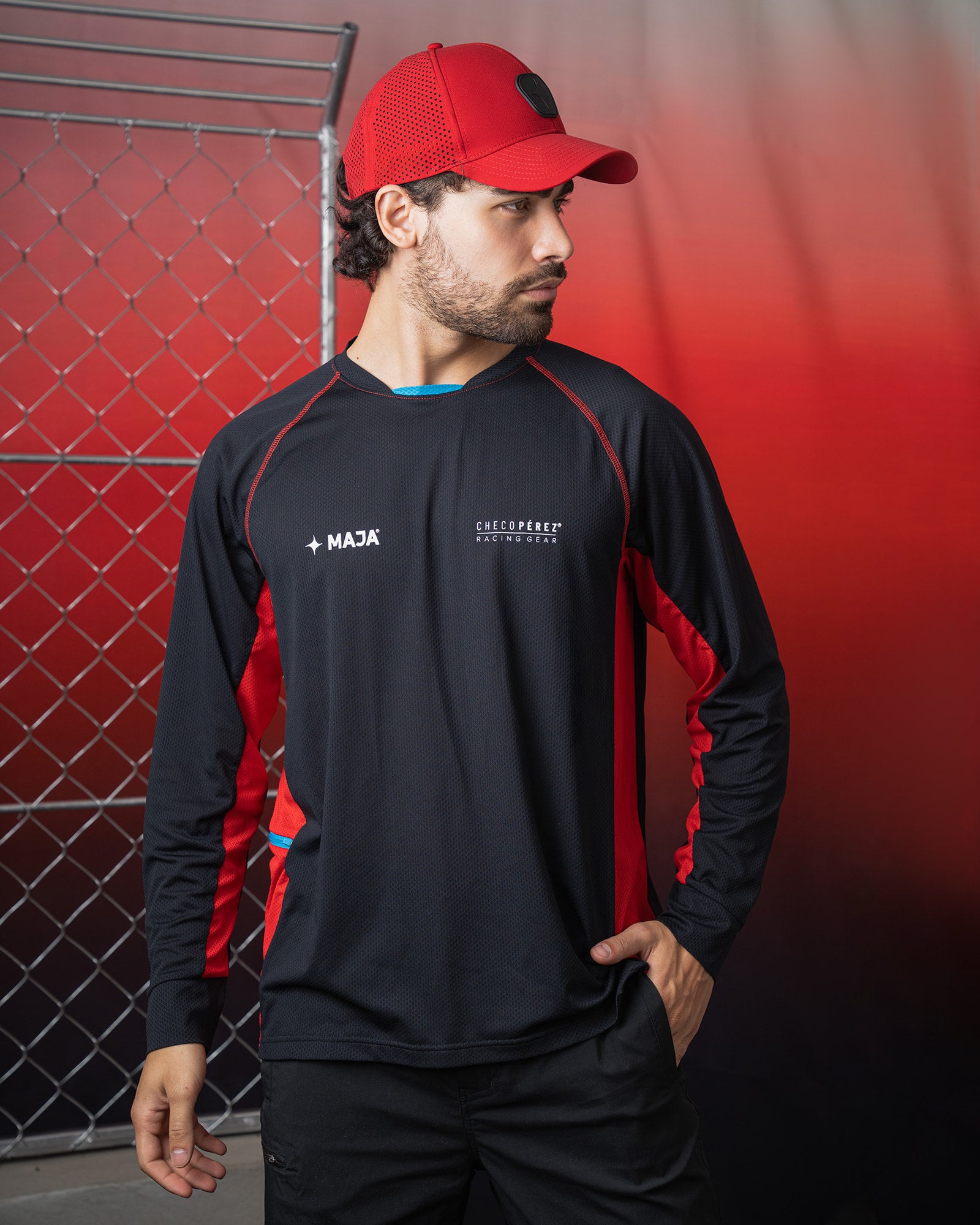 Playera Rashguard MAJA® Rally Edición Checo Pérez