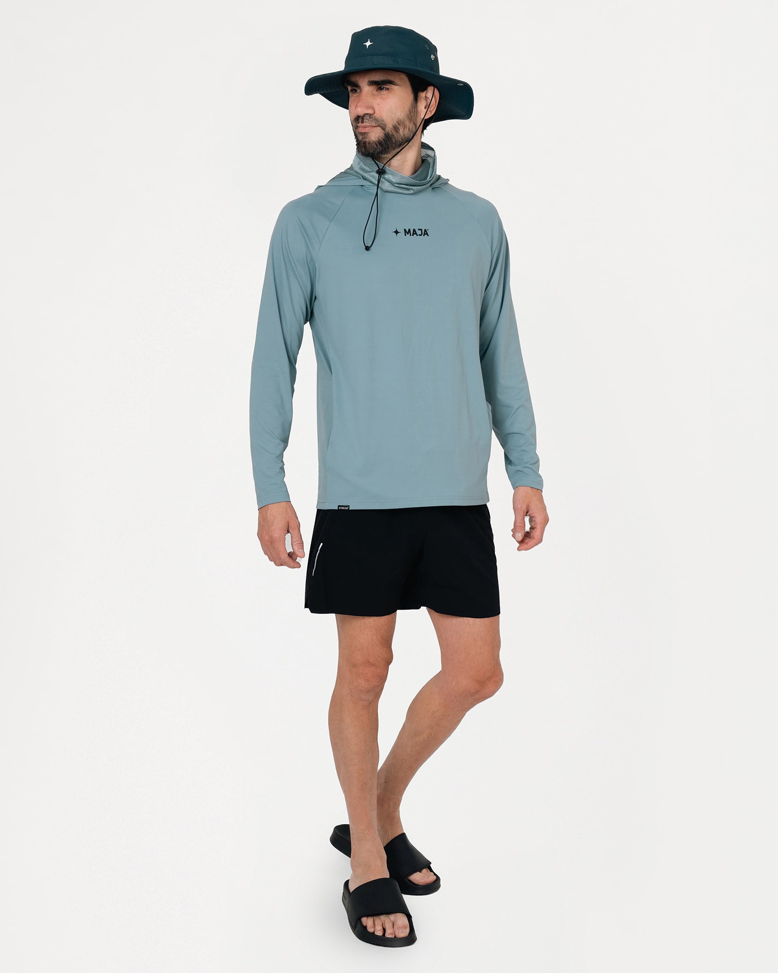 Playera Performance con Gorro y Máscara MAJA Bamboo