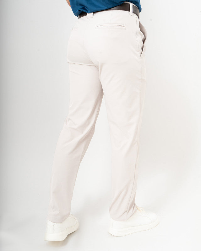 Pantalón Golf Albatros, Khaki, vista posterior, fit Regular, Poliéster, uso versátil