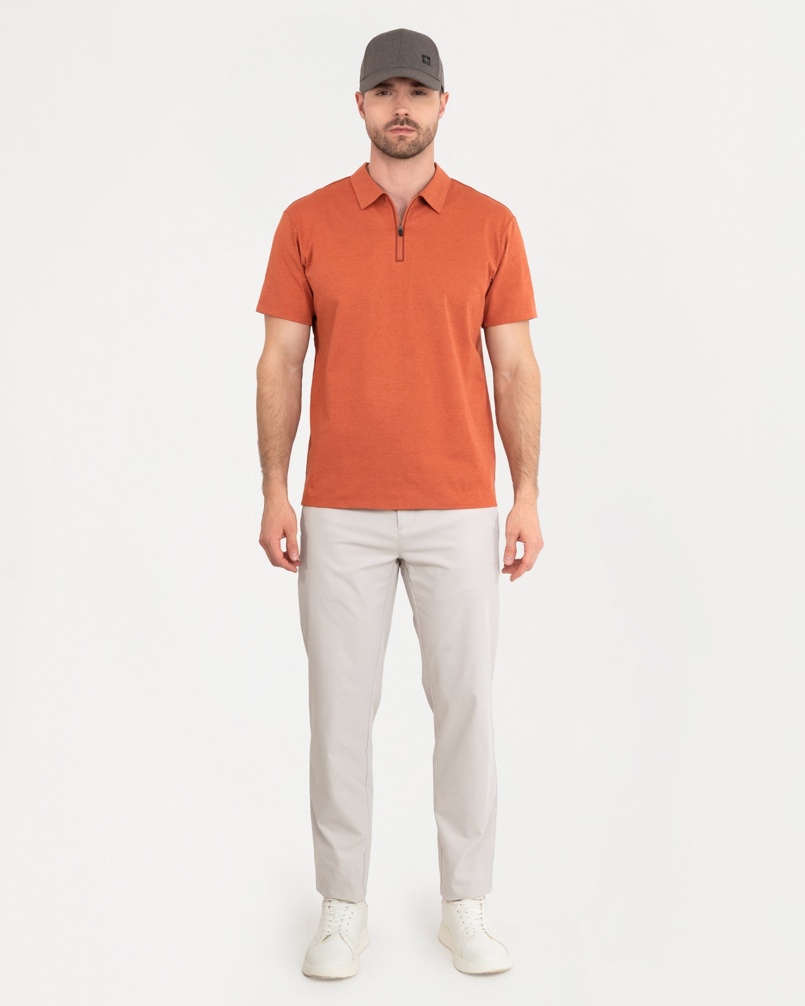 Playera Tipo Polo MAJA® Terracota
