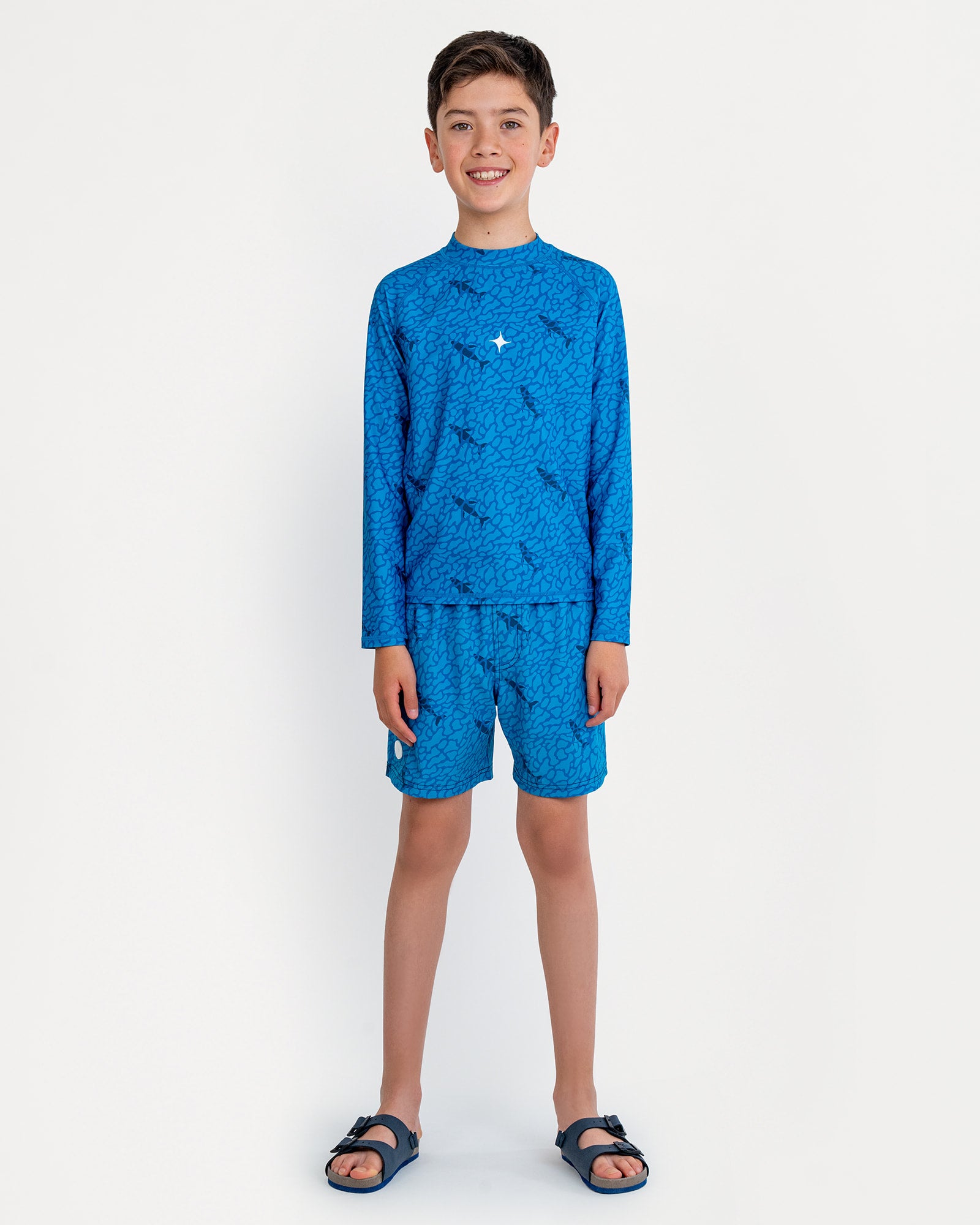 Set Playera Performance y Boardshort Ballena MAJA® KIDS