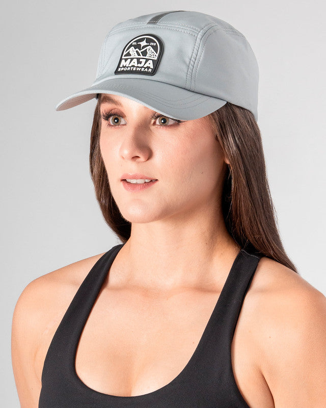 Gorra Sport Sendero, Gris, vista posterior, Poliéster, con Tela antidesgarro, protección solar y estilo casual