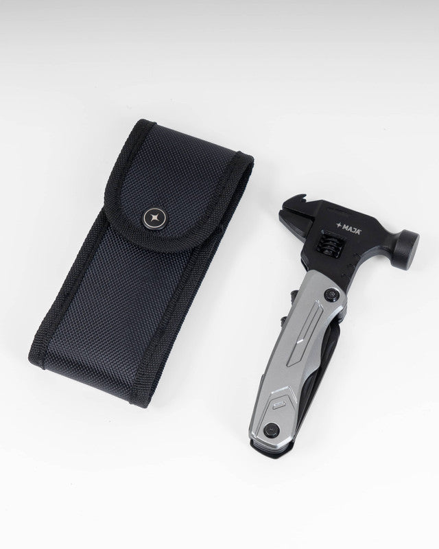 Martillo multiherramienta MAJA® Explorador, Acero inoxidable, vista lateral, Acero inoxidable, con Acero inoxidable, uso versátil