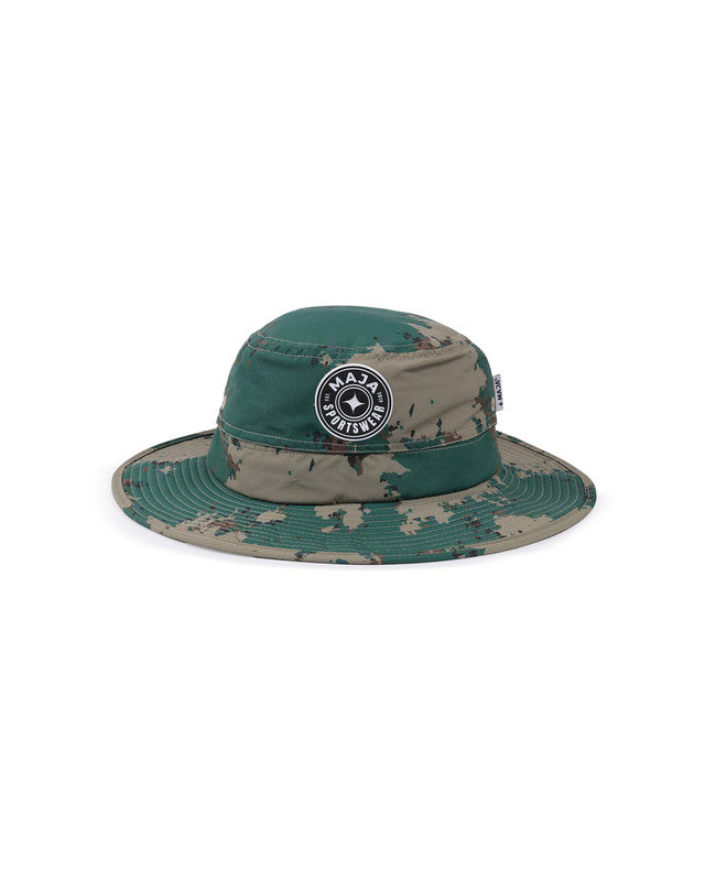 Sombrero Outdoor MAJA® Comando, Patrón comando, vista frontal, Poliéster, protección solar y estilo casual