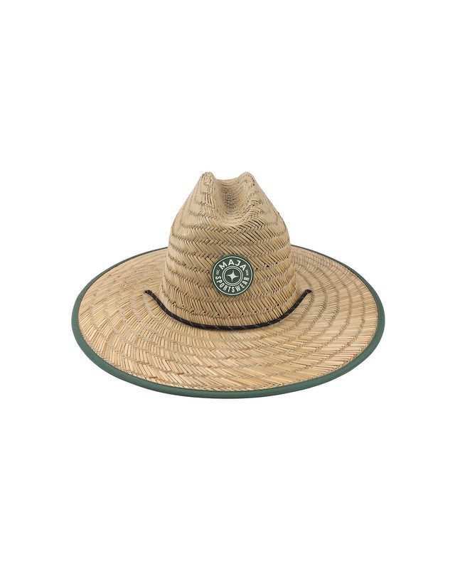 Sombrero de Paja MAJA®, Khaki, vista frontal, Paja de trigo, protección solar y estilo casual
