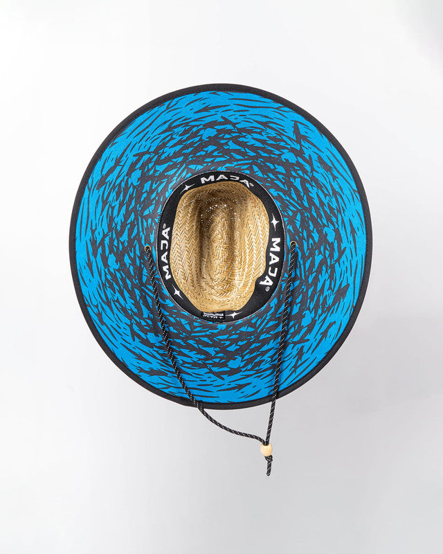 Sombrero de Paja MAJA®, Verde, vista posterior, Paja de trigo, protección solar y estilo casual