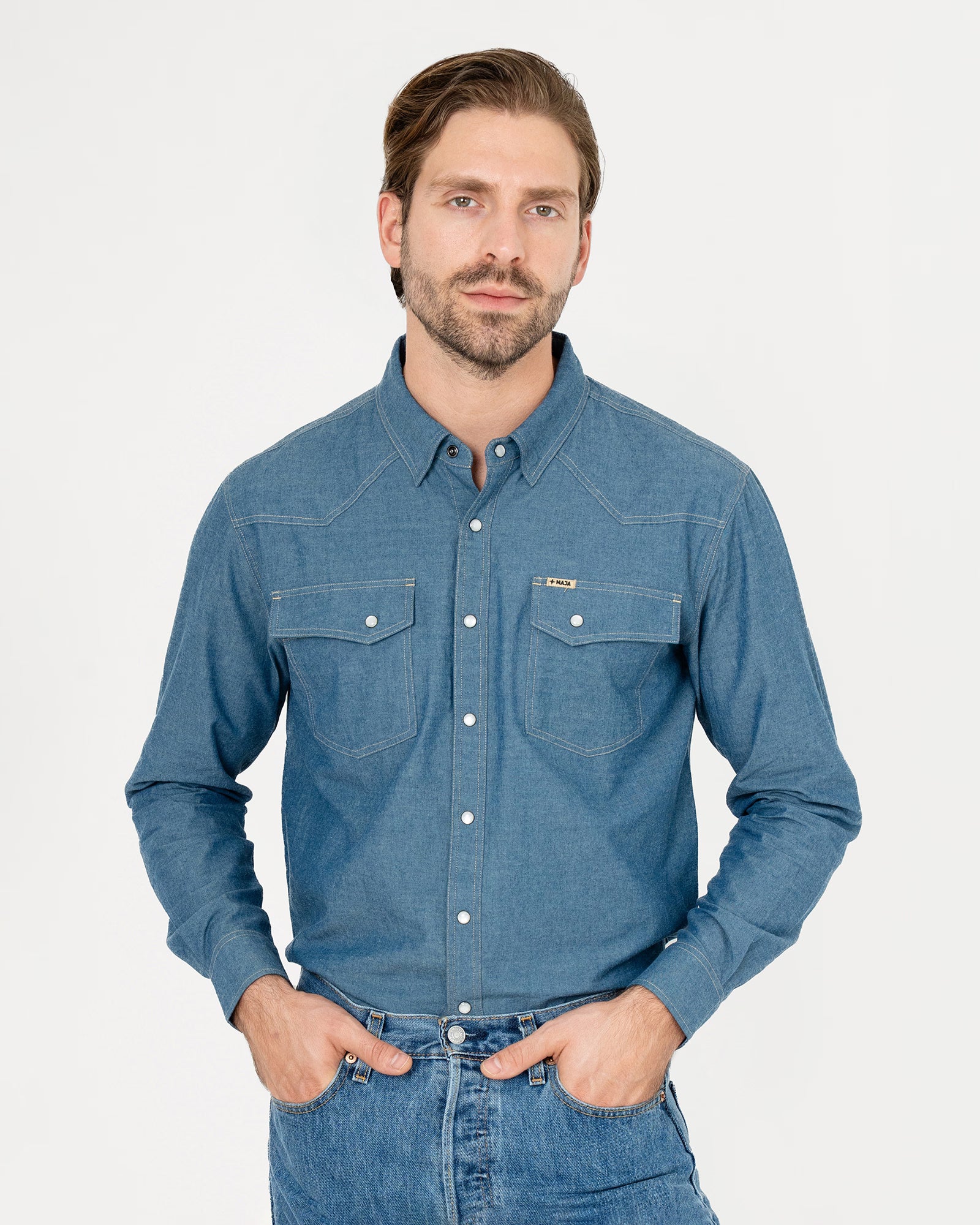 Camisa Mezclilla Ligera MAJA® Galope