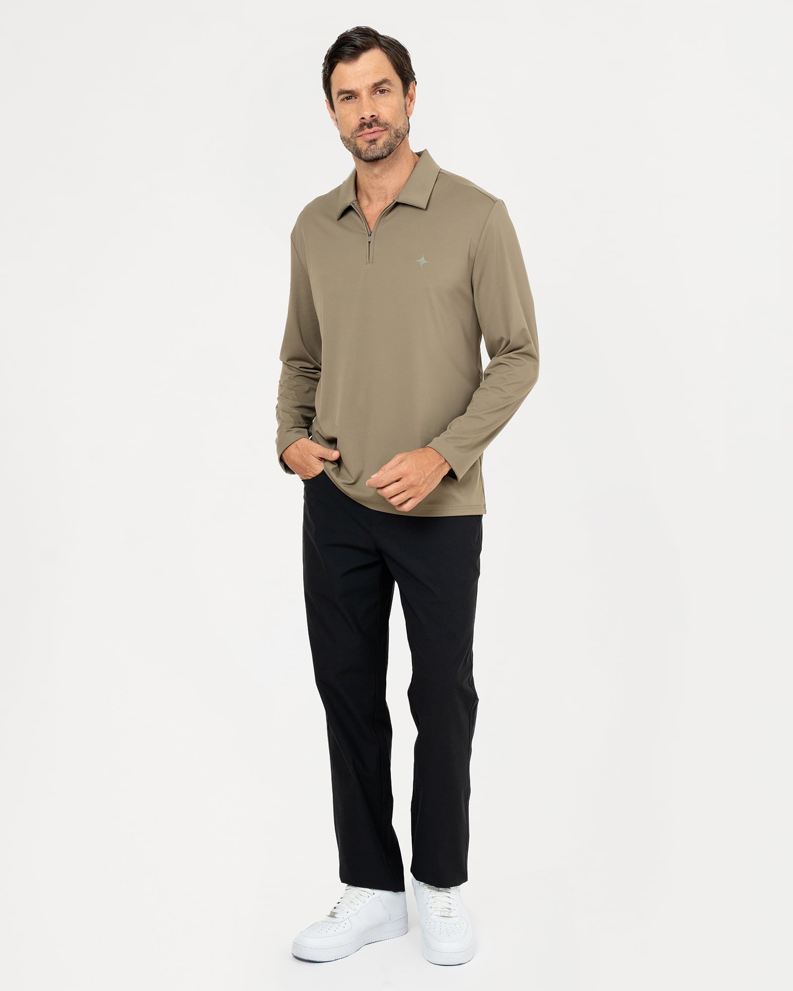 Playera Tipo Polo MAJA® Obsidiana