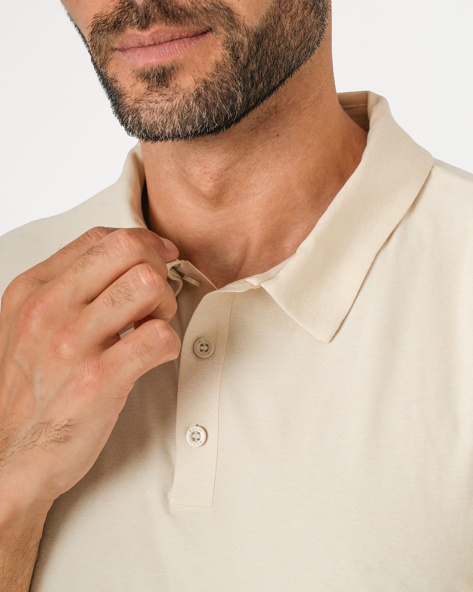 Playera Tipo Polo MAJA® Jaspe