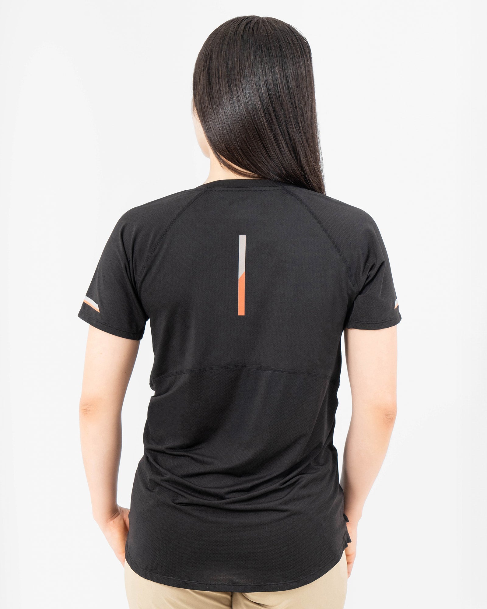 Playera MAJA® Estrella, Negro, vista posterior, fit Regular, Poliéster, con Branding con reflectivo, uso versátil