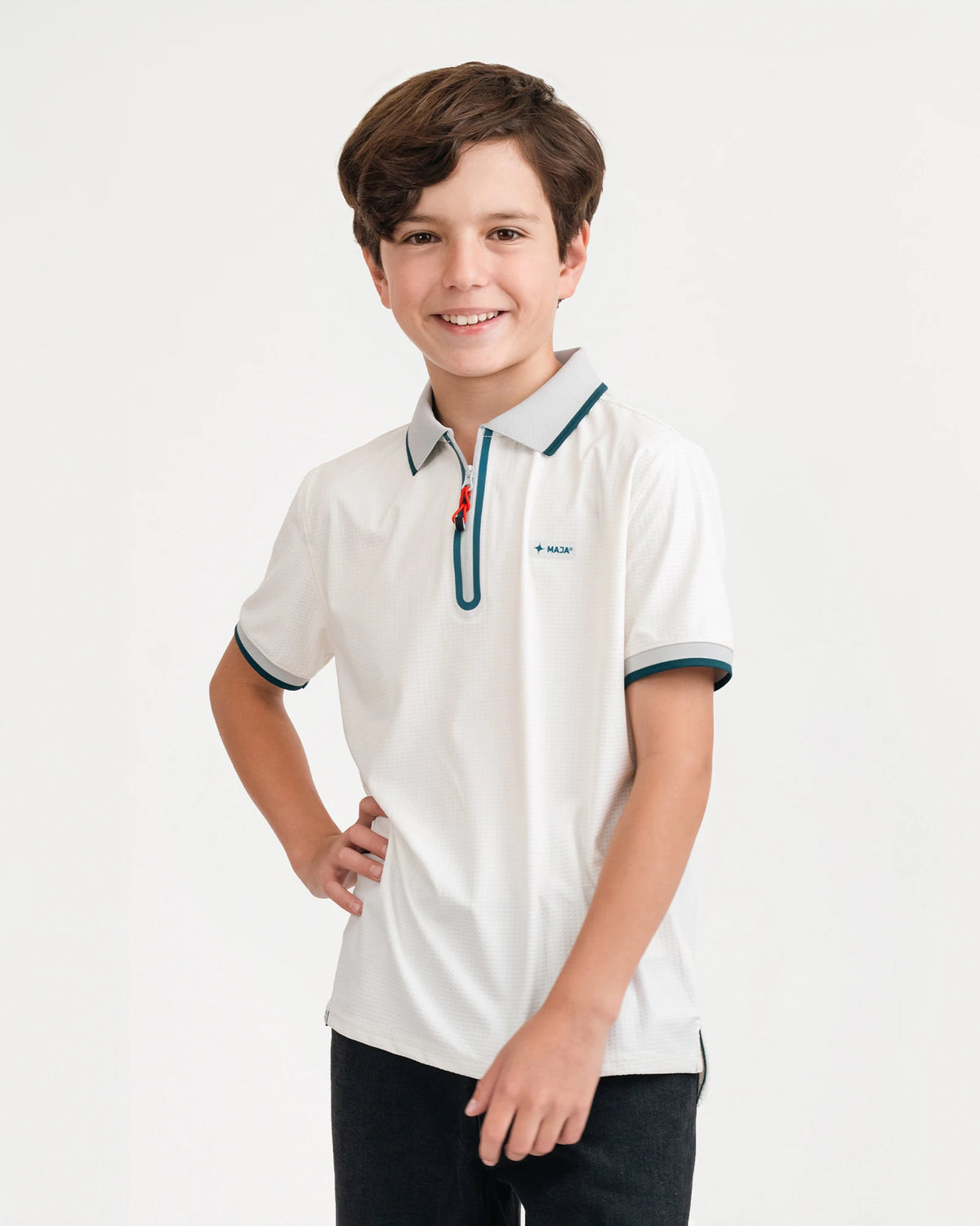Playera Tipo Polo MAJA® KIDS Paddock 2da Edición Checo Pérez