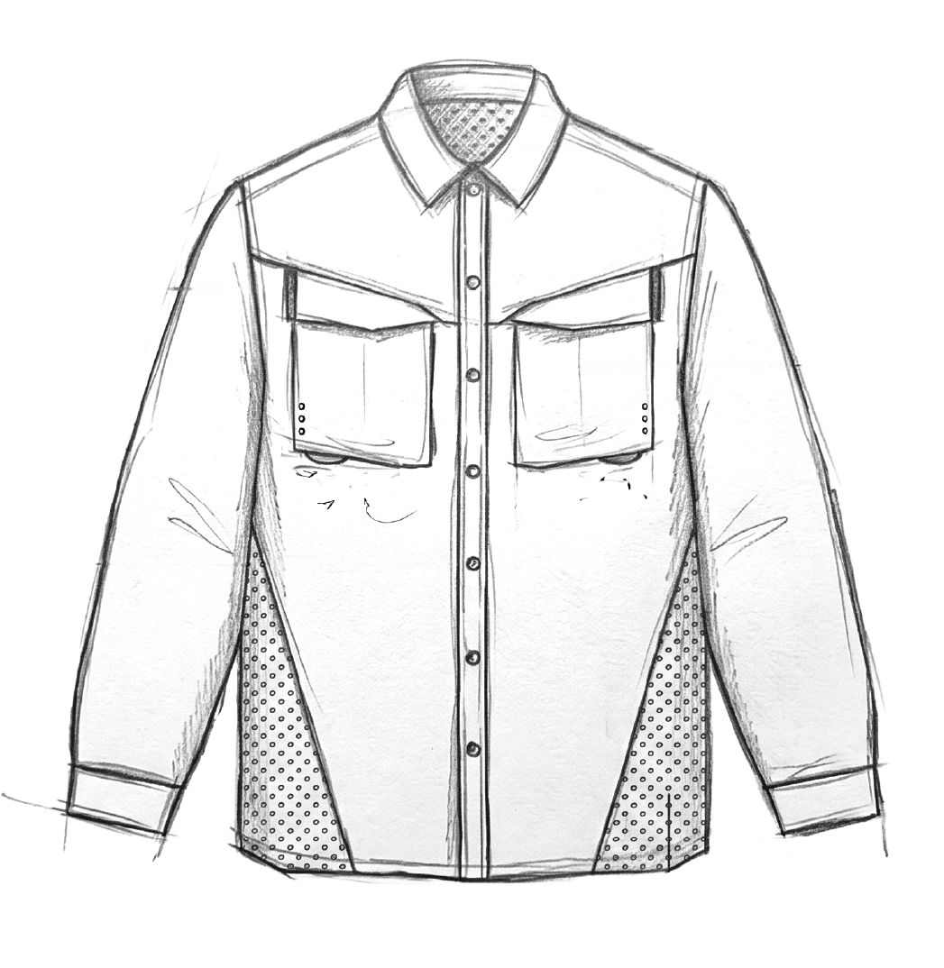 Boceto de la camisa